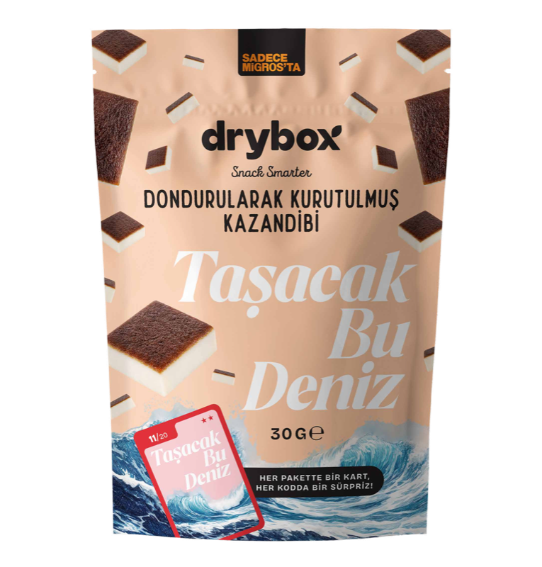 Dondurularak Kurutulmuş Kazandibi